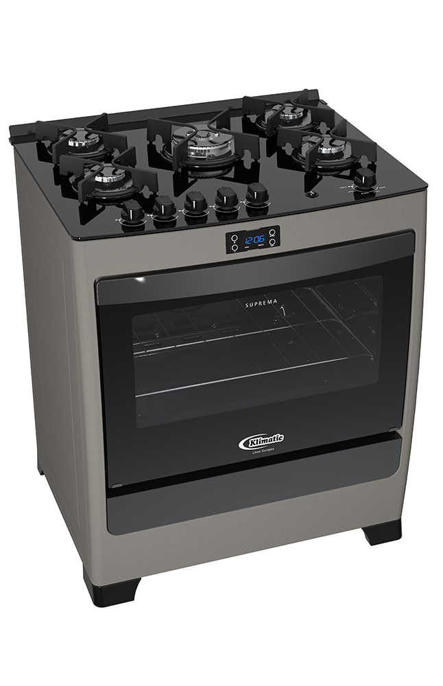 Cocina a gas klimatic suprema - gris visã³n oferta en Tiendas EFE