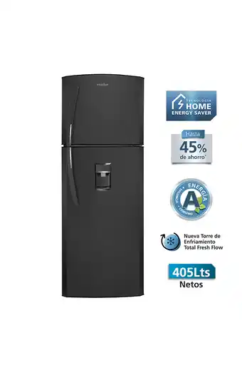 Tiendas EFE Refrigeradora mabe rmp420flpg1 420lt - grafito oferta
