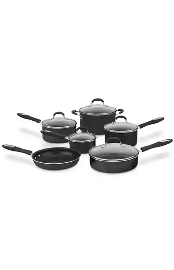 Tiendas EFE Juego de ollas cuisinart 55-11bk 11 pzs - negro oferta