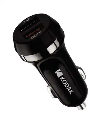 Tiendas EFE Cargador kodak uc109 usb x 2 carga rápida oferta