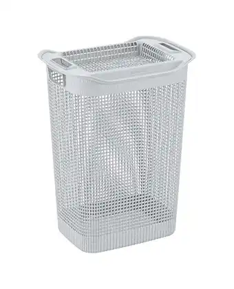 Tiendas EFE Cesta ropa linum 50 l rimax - gris oferta