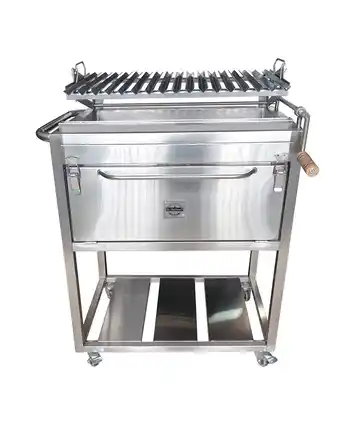 Tiendas EFE Parrilla broker 200 con caja china la carbonera grill aisi 201 oferta