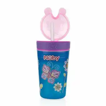 Tottus Vaso snack antiderrame 9 onz 270ml 0%bpa azul oferta
