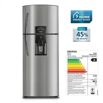 Tottus Refrigeradora 400 l inox con disp oferta