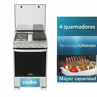 Tottus Cocina a gas 60 cm, easy clean pro - cme6060csyx0 oferta