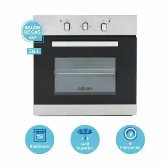 Tottus Horno a gas 56l empot glp oferta