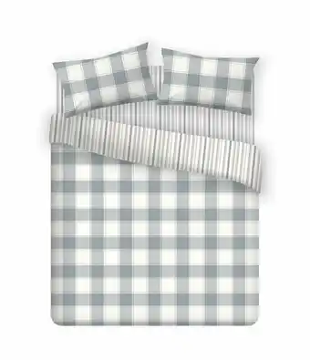 Tottus Set de cama estampado cuadros 2 plazas oferta