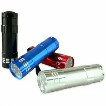 Tottus Pack 4 linternas 9 led house safe oferta
