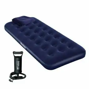 Tottus Set colchon 1 plaza almohada e inflador oferta