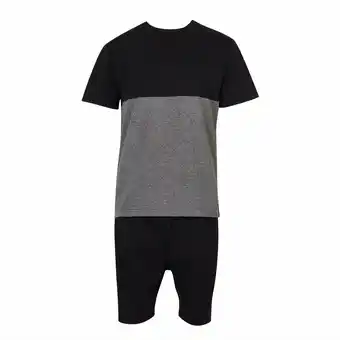 Tottus Pijama corta cuello red hombre oferta