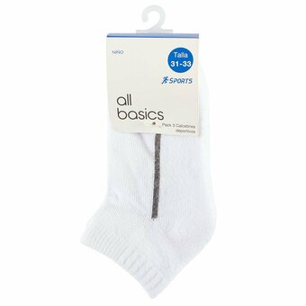 Tottus Pack 3 medias deportiva no oferta