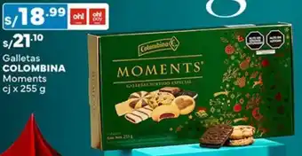 Plaza Vea Colombina galletas moments oferta