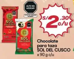 Hiperbodega Precio Uno SOL DEL CUSCO Chocolate para taza oferta