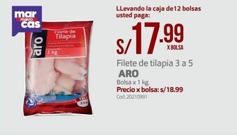 Makro Filete de tilapia aro oferta