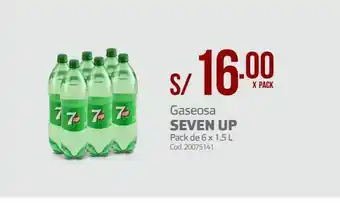 Makro Gaseosa 7 up oferta