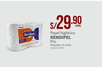 Makro Papel higiénico rendipel oferta