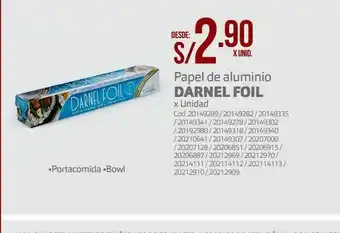 Makro Papel de aluminio darnel oferta