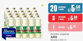 Makro ARO aceite vegetal oferta