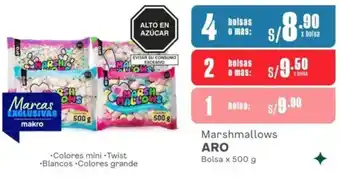 Makro ARO marshmallows oferta