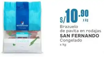 Makro San fernando brazuelo de pavita en rodajas congelado oferta