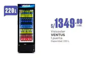 Makro Visicooler VENTUS 1 puerta Capacidad: 220 L oferta