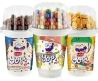 Mayorsa YOPIMIX Yogurt Vainilla con Chocolate/ Hojuelas/ Bolitas de Colores! S/ K-Boom/ Chocorocks Vaso oferta