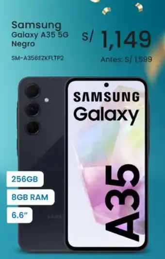 Tiendas EFE Samsung Galaxy A35 5G Negro oferta