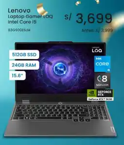 Tiendas EFE Lenovo Laptop Gamer LOQ Intel Core i5 oferta