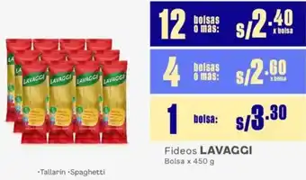 Makro Lavaggi fideos oferta