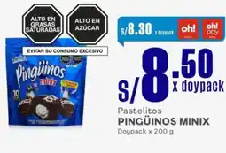 Makro Pastelitos pingüinos minix oferta
