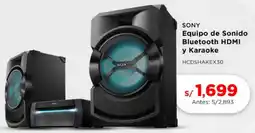 La Curacao Sony equipo de sonido bluetooth hdmi y karaoke oferta