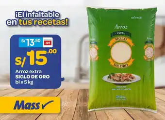 Arroz Extra Siglo de Oro 5kg