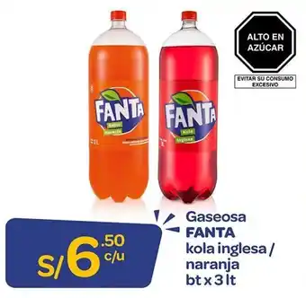 Mass Gaseosa Fanta Kola Inglesa/Naranja 3lt oferta