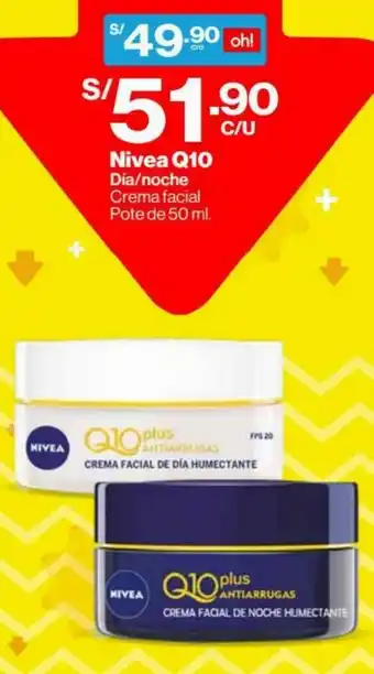 InkaFarma Nivea Q10 Dia/Noche 50ml oferta