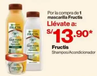 InkaFarma Fructis Shampoo/Acondicionador oferta