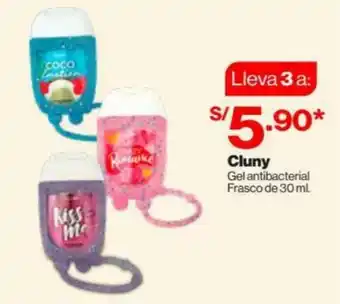 InkaFarma Cluny Gel Antibacterial 30ml oferta