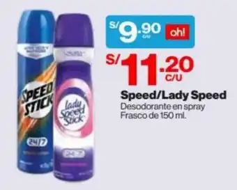 InkaFarma Speed Stick Desodorante en Spray 150ml oferta