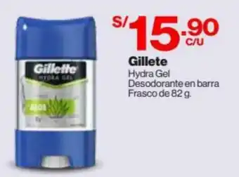 InkaFarma Gillete Hydra Gel Desodorante en Barra 82g oferta