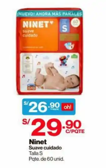 InkaFarma Ninet Suave Cuidado S 60 unid oferta