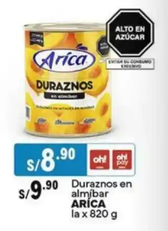 Plaza Vea Duraznos en almjbar ARICA oferta