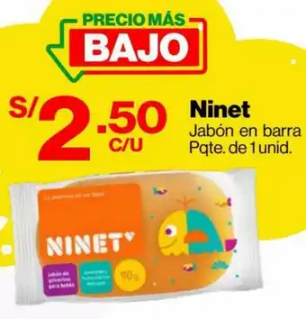 InkaFarma Ninet Jabón en Barra 1 unid oferta