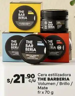 Plaza Vea The barberia cera estilizadora oferta