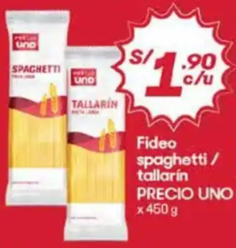 Hiperbodega Precio Uno Fideo spaghetti/ tallarin oferta