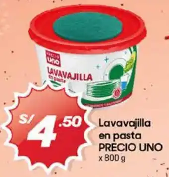 Hiperbodega Precio Uno Precio uno lavavajilla en pasta oferta