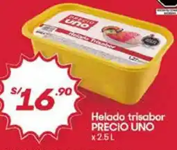 Hiperbodega Precio Uno Precio uno helado trisabor oferta