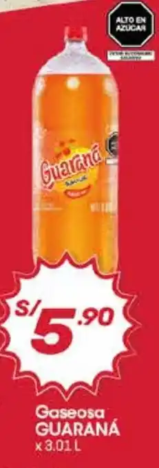 Hiperbodega Precio Uno Guaraná gaseosa oferta