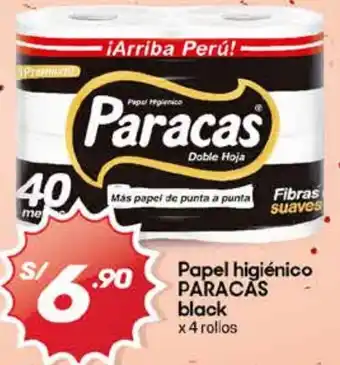 Hiperbodega Precio Uno Paracas papel higiénico black oferta