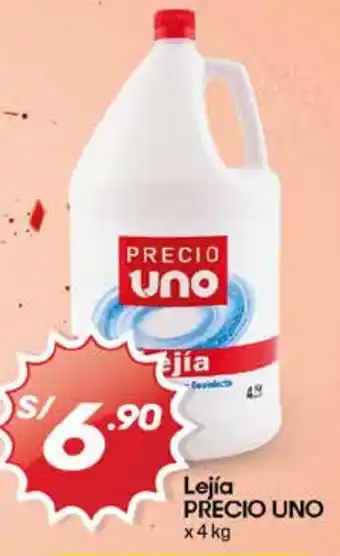 Hiperbodega Precio Uno Precio uno lejía oferta