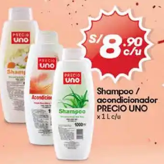 Hiperbodega Precio Uno Precio uno shampoo / acondicionador oferta