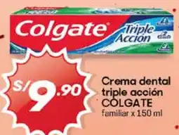 Hiperbodega Precio Uno Colgate familiar crema dental triple acción oferta